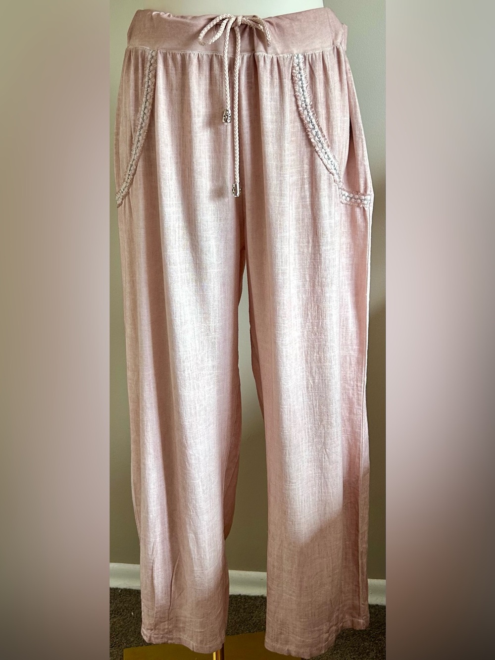 NWT - Goa Linen/Viscose Pants in Rose